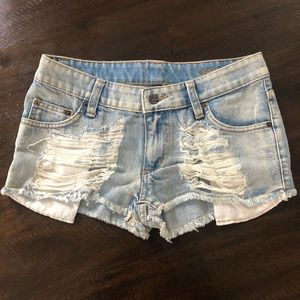 CARMAR MOGAN SKYLAR DENIM SHORTS Size 26